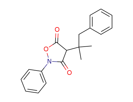 Molecular Structure of 5305-15-7 (4-(1,1-dimethyl-2-phenyl-ethyl)-2-phenyl-isoxazolidine-3,5-dione)