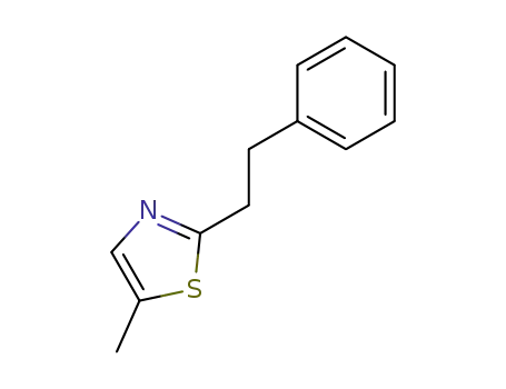 Molecular Structure of 15055-62-6 (5-methyl-2-phenethyl-thiazole)