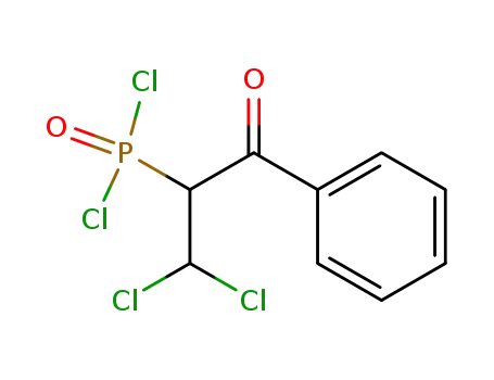 α-Benzoyl-β,β-dichlorethyl-phosphonsaeure-dichlorid