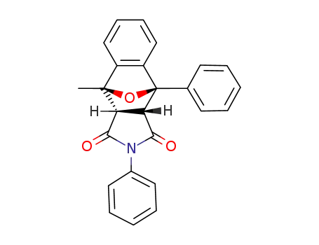 4-methyl-2,9-diphenyl-3a,4,9,9a-tetrahydro-4<i>r</i>,9<i>c</i>-epioxido-benzo[<i>f</i>]isoindole-1,3-dione