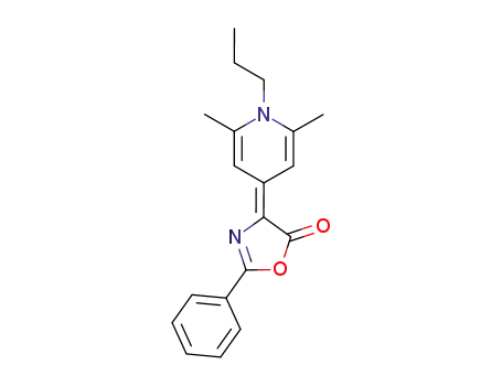 4-(2,6-dimethyl-1-propyl-1<i>H</i>-pyridin-4-ylidene)-2-phenyl-4<i>H</i>-oxazol-5-one