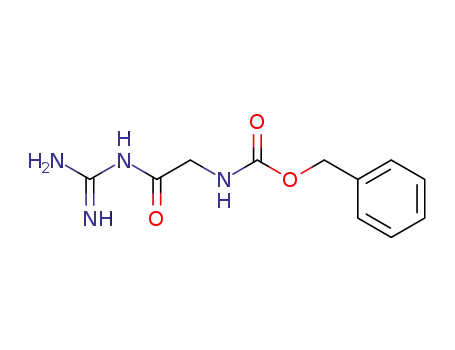 Molecular Structure of 4172-40-1 (N-Benzyloxycarbonyl-glycyl-guanidin)