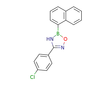 4-(4-chloro-phenyl)-2-naphthalen-1-yl-2,3-dihydro-[1,3,5,2]oxadiazaborole