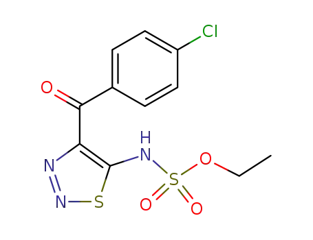 [4-(4-chloro-benzoyl)-[1,2,3]thiadiazol-5-yl]-sulfamic acid ethyl ester