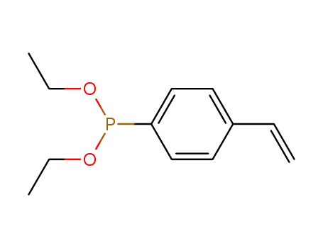 Molecular Structure of 91647-69-7 (Diaethoxy-<4-vinyl-phenyl>-phosphin)