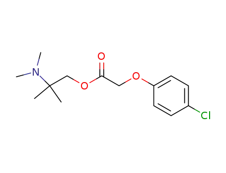 Molecular Structure of 15485-43-5 (4-Chlorphenoxyessigsaeure-<2-dimethylaminoisobutylester>)