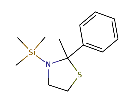 2-methyl-2-phenyl-3-trimethylsilanyl-thiazolidine
