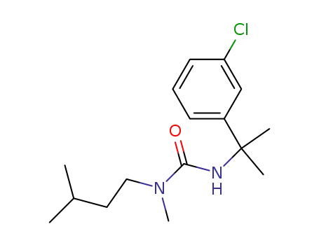 Urea, N'-[1-(3-chlorophenyl)-1-methylethyl]-N-methyl-N-(3-methylbutyl)-