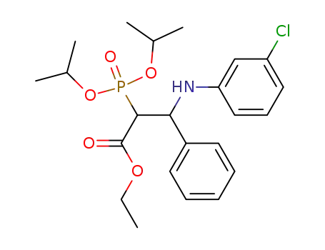 2-(3-Chloranilino)-2-phenyl-1-ethoxycarbonylethanphosphonsaeurediisopropylester