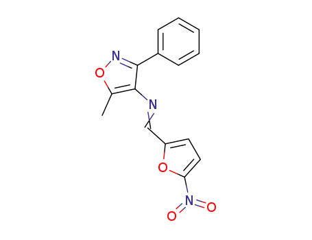 (5-methyl-3-phenyl-isoxazol-4-yl)-(5-nitro-furan-2-ylmethylene)-amine