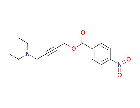 p-Nitro-benzoesaeure-<4-diaethylamino-butin-(2)-ylester>