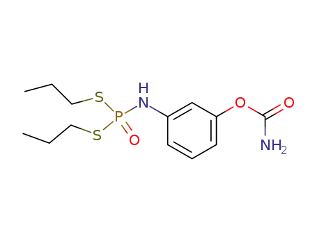 Carbamic acid 3-(bis-propylsulfanyl-phosphorylamino)-phenyl ester