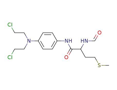 N-(N-Formyl-DL-methionyl)-N',N'-bis-(2-chlor-aethyl)-p-phenylendiamin
