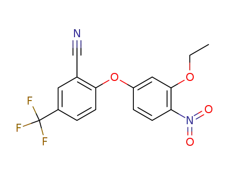 2-(3-Ethoxy-4-nitrophenoxy)-5-(trifluoromethyl)benzonitrile
