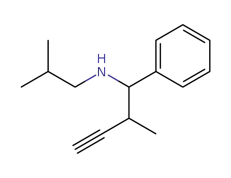 Isobutyl-(2-methyl-1-phenyl-but-3-ynyl)-amine