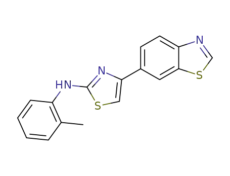 2-Thiazolamine, 4-(6-benzothiazolyl)-N-(2-methylphenyl)-
