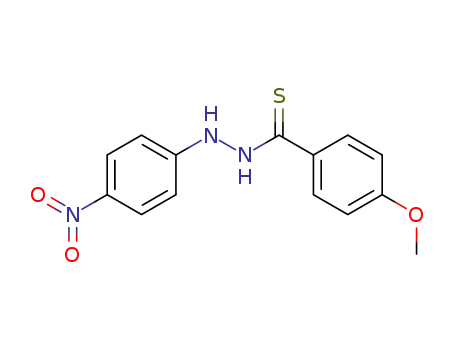 4-methoxy-thiobenzoic acid <i>N</i>'-(4-nitro-phenyl)-hydrazide