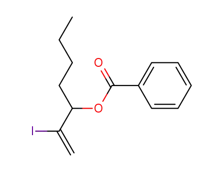 2-Iod-3-benzoyloxy-hepten-<sup>(1)</sup>