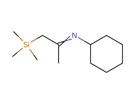 Cyclohexanamine, N-[1-methyl-2-(trimethylsilyl)ethylidene]-