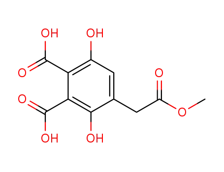 3,6-Dihydroxy-4-methoxycarbonylmethyl-phthalic acid