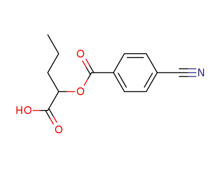 R,S-α-p-Cyano-benzoyloxy-valeriansaeure