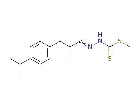 N'-[3-(4-Isopropyl-phenyl)-2-methyl-prop-(E)-ylidene]-hydrazinecarbodithioic acid methyl ester