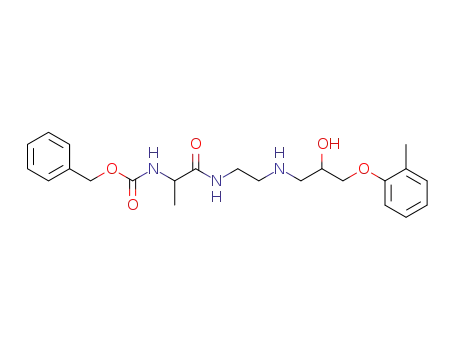 {1-[2-(2-Hydroxy-3-o-tolyloxy-propylamino)-ethylcarbamoyl]-ethyl}-carbamic acid benzyl ester