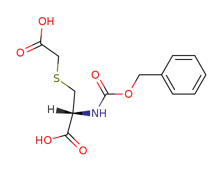 Molecular Structure of 47173-61-5 (N-Benzyloxycarbonyl-S-carboxymethyl-L-cystein)