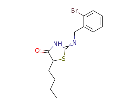 2-(2-bromo-benzylamino)-5-butyl-thiazol-4-one