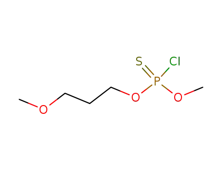 Molecular Structure of 28248-04-6 (thiophosphorochloridic acid <i>O</i>-(3-methoxy-propyl) ester <i>O</i>'-methyl ester)