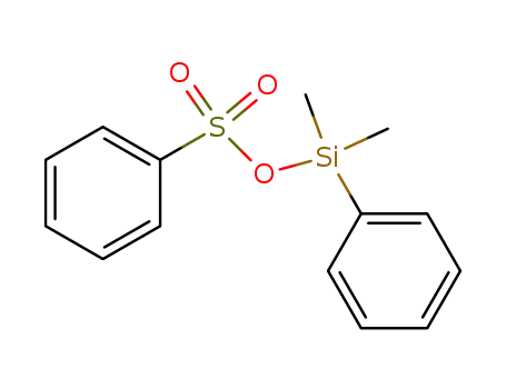 Molecular Structure of 10090-03-6 ((Dimethyl-phenyl-silyl)-benzolsulfonat)