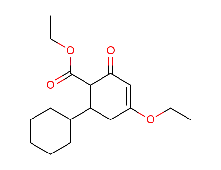 5-Ethoxy-3-oxo-bicyclohexyl-4-ene-2-carboxylic acid ethyl ester