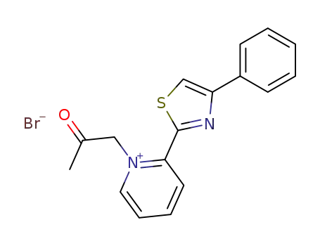 1-(2-oxo-propyl)-2-(4-phenyl-thiazol-2-yl)-pyridinium; bromide