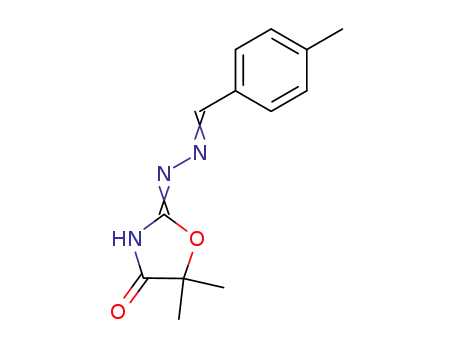 4-methyl-benzaldehyde (5,5-dimethyl-4-oxo-oxazolidin-2-ylidene)-hydrazone
