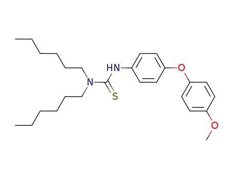 1,1-Dihexyl-3-[4-(4-methoxy-phenoxy)-phenyl]-thiourea