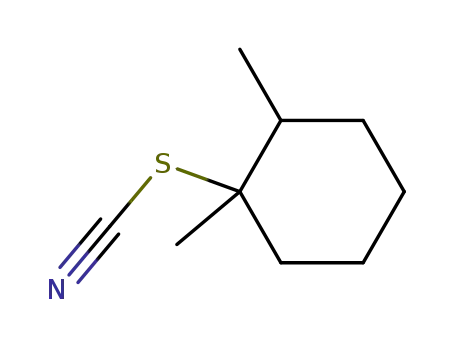 Thiocyanic acid, 1,2-dimethylcyclohexyl ester