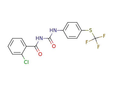 Benzamide,
2-chloro-N-[[[4-[(trifluoromethyl)thio]phenyl]amino]carbonyl]-