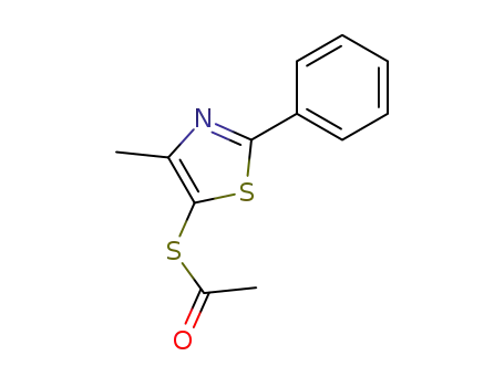 5-acetylsulfanyl-4-methyl-2-phenyl-thiazole