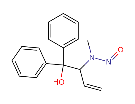 Benzenemethanol, a-[1-(methylnitrosoamino)-2-propenyl]-a-phenyl-