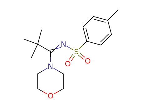 4-[2,2-dimethyl-<i>N</i>-(toluene-4-sulfonyl)-propionimidoyl]-morpholine