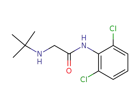 Molecular Structure of 64893-01-2 (Acetamide, N-(2,6-dichlorophenyl)-2-[(1,1-dimethylethyl)amino]-)