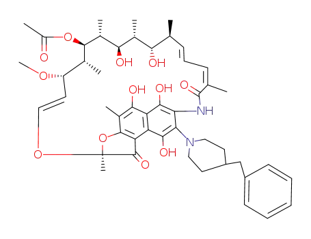 3-(4-benzyl-piperidin-1-yl)-rifamycin