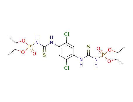 Molecular Structure of 69950-92-1 (C<sub>16</sub>H<sub>26</sub>Cl<sub>2</sub>N<sub>4</sub>O<sub>6</sub>P<sub>2</sub>S<sub>2</sub>)
