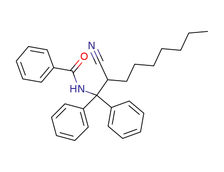 N-(2-Cyano-1,1-diphenyl-nonyl)-benzamide