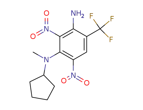 N<sup>3</sup>-Cyclopentyl-N<sup>3</sup>-methyl-2,4-dinitro-6-trifluoromethyl-benzene-1,3-diamine