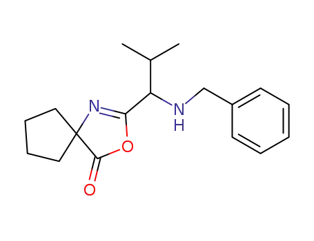 2-(1-benzylamino-2-methyl-propyl)-3-oxa-1-aza-spiro[4.4]non-1-en-4-one