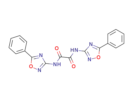 <i>N</i>,<i>N</i>'-bis-(5-phenyl-[1,2,4]oxadiazol-3-yl)-oxalamide