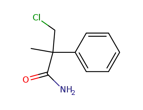 3-Chlor-2-methyl-2-phenylpropionsaeureamid