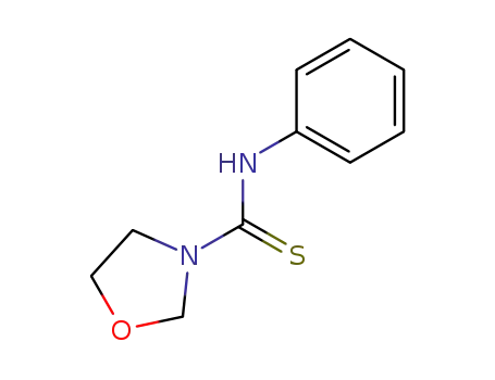 Molecular Structure of 3672-55-7 (oxazolidine-3-carbothioic acid anilide)