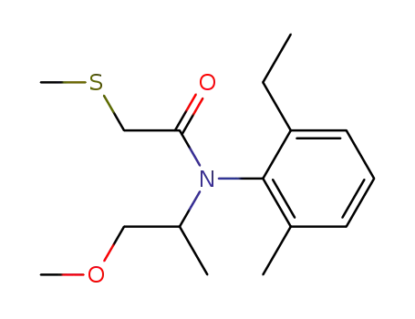N-(2-Ethyl-6-methyl-phenyl)-N-(2-methoxy-1-methyl-ethyl)-2-methylsulfanyl-acetamide